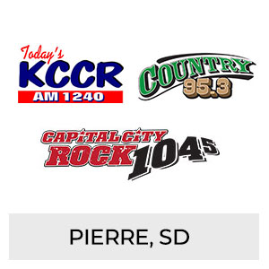 KCCR 1240AM, Country 95.3, Capital City Rock 104.5 Pierre, SD