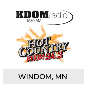 KDOM Radio 1580 AM, Hot Country KDOM 94.3 FM Windom, MN